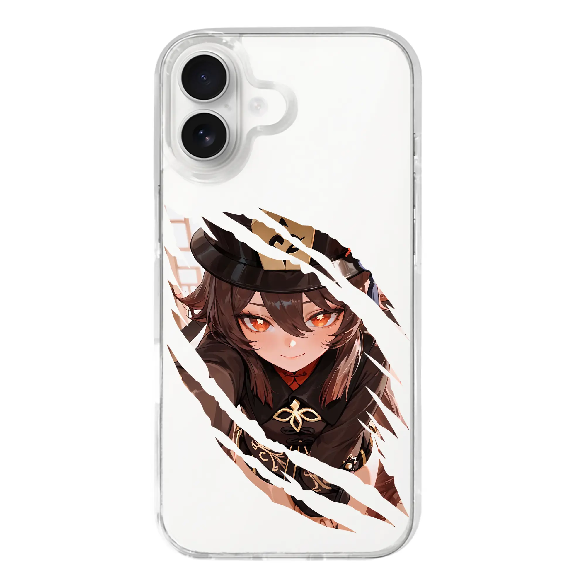 原 神 グッズ フータオ - iPhone 17シリーズ 透明スマホケース – 薄型・耐衝撃・精密フィット保護カバー